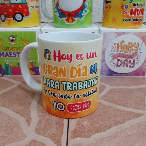 Taza 11 Onzas Hoy Es Un Gran Día Para Trabajar Meme Godin