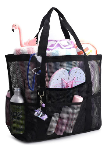 Bolsa De Malla Grande Para Playabolso De Hombro Para Mujer