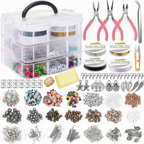 1171 Piezas Accesorios De Material De Perlas De Vidrio