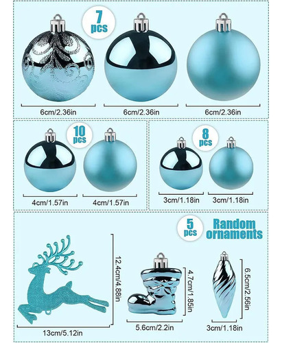 Bolas De Navidad, Bolas Colgantes Irrompibles En Forma De