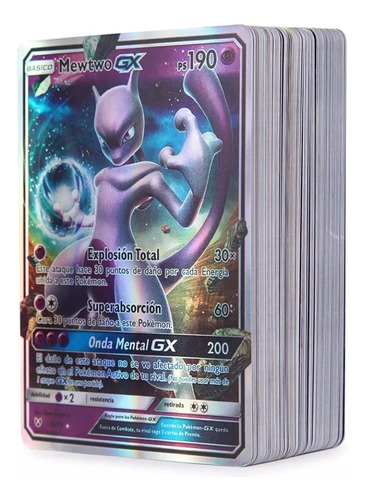 Lote 100 Cartas Pokémon, Solo Gx, Sin Repetir