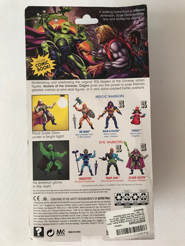 Scareglow Retro Play Usa Version Motu Origins Scare Glow Mat (Usado)