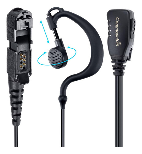 Commountain Auricular Xpr 3500e Xpr 3300e Con Micrófono