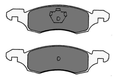 Pastilla De Freno Dodge - Chrysler Spirit 93/95 Delantera