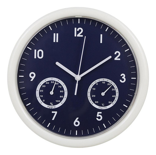 Moderno Reloj De Pared De 10 Pulgadas Temperatura Y Humedad