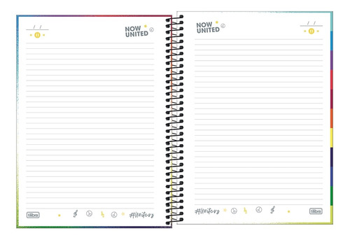 Caderno Now United 1 Matéria Universitário Tilibra Capa 3