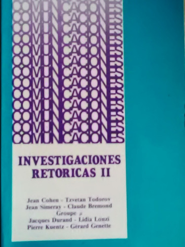 Investigaciones Retoricas I I