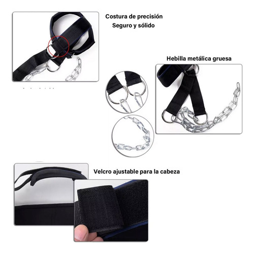 Arnés Ejercitador Para Cabeza Ejercicio Cuello Gym Box