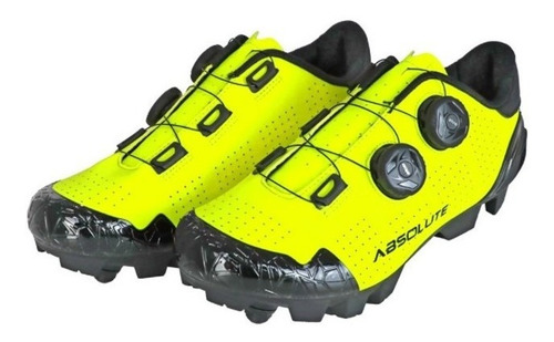 Imagem 5 de 5 de Sapatilha De Ciclismo Absolute Prime Amarelo Fluor Mtb
