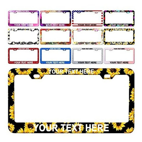 Marco - Custom License Plate Frame For Women, Personalized S
