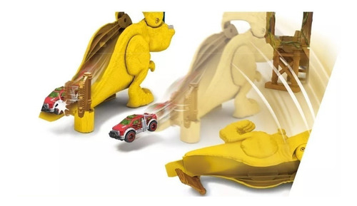 Imagen 5 de 7 de Pista De Autos Metal Machine Dino Attack Con Auto Babymovil