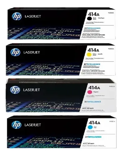 Combo 4 Toner Hp 414 A W2020aw2022aw2021aw2023a Mercadolibre 