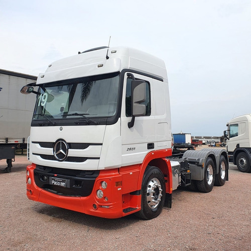 Imagem 3 de 15 de Caminhão Mb 2651 Actros Cavalo Traçado 6x4 Bug Leve 2019