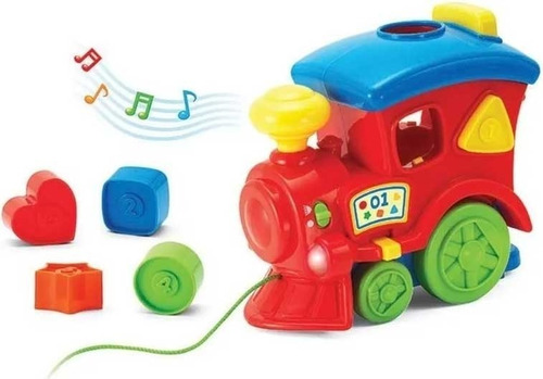 Toys Tren De Arrastre Con Luces Y Sonidos Musicales 