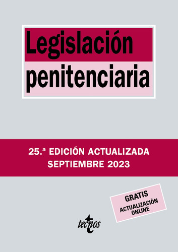 Legislación Penitenciaria - Editorial Tecnos  - *