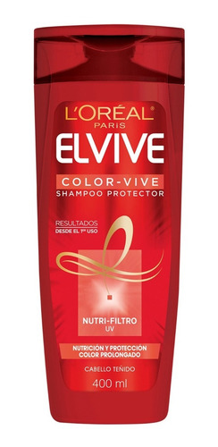 Shampoo Color Vive Elvive L´oréal Paris X 400 Ml