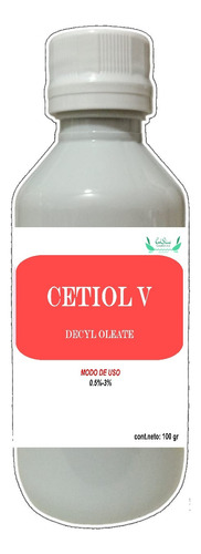 Cetiol V Decyl Oleate  Uso Cosmetico 100 Gr