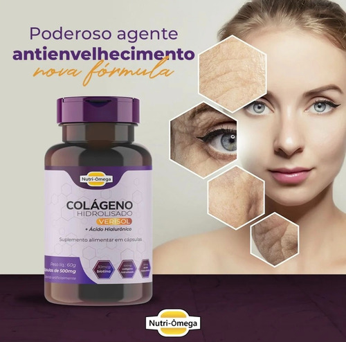 Colágeno Verisol con ácido hialurónico completo 120 cápsulas