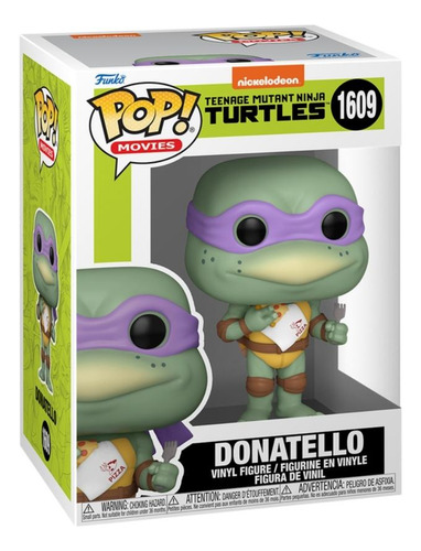 Boneco Funko Pop! As Tartarugas Ninja - Donatello Com Pizza