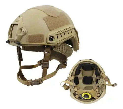 Casco Táctico Militar Ajustable Airsoft Paintball Para Caza