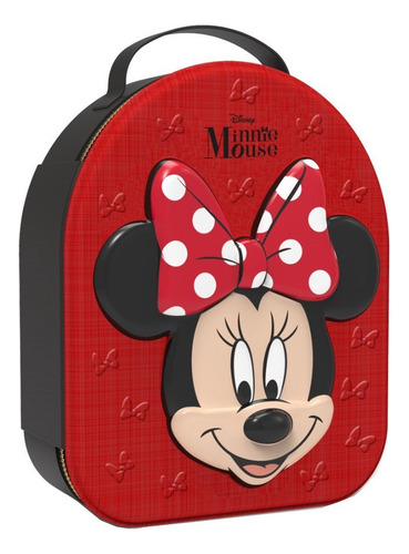 Set De Perfume Niña Minnie Mousse Mochila Y Brillo