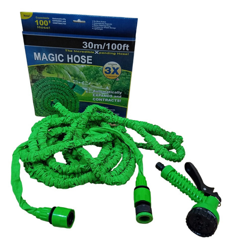  Magic Hose 30 Metros Manguera Retráctil Expandible Jardín