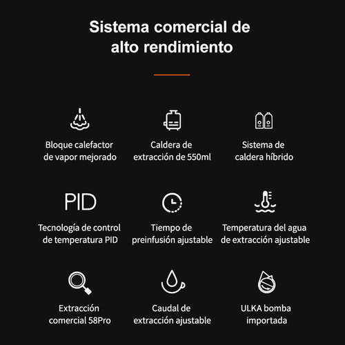 Cafetera Espresso Semiautomática Doméstica Gemilai G3007l