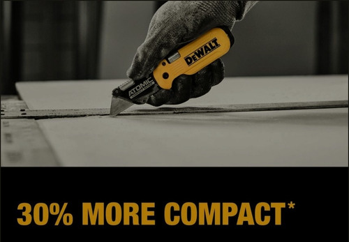 Navaja Dewalt Atomic Plegable Multiusos Push & Flip Amarillo