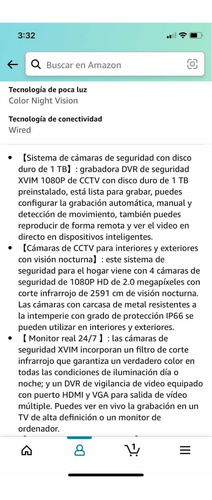 Imagen 2 de 10 de Kit 4 Cámaras Seguridad. Disco Duro 1 Tb