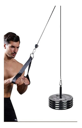 Adaptación Reata De Triceps Y Biceps Para Maquina Poleas 