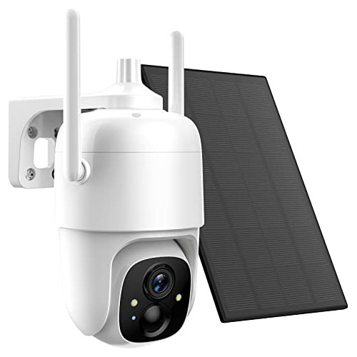 Solar Security Cameras Wireless Outdoor, 2k 3mp Pan Til...