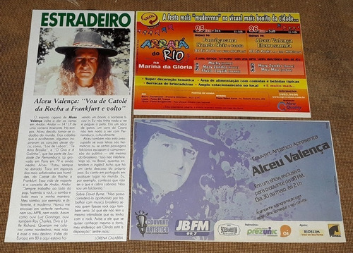 Alceu Valença _ Lote 02 De Muitos Recortes Originais (Usado)