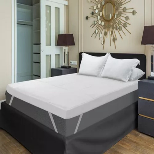 Pillow Top King Macio Manta Siliconada Antialérgico 200 Fios