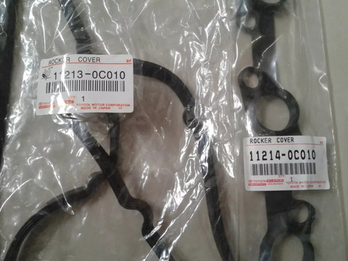Empacadura Tapa Valvula Y Sellos Bujias Toyota Hilux 2.7 2tr