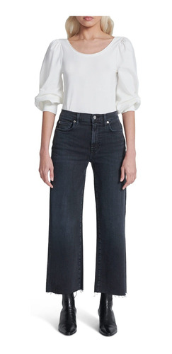 7 For All Mankind Jeans Corto Alexa Cintura Alta Para Mujer