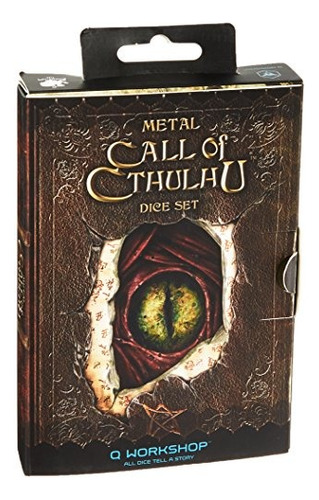 Juego De Dados De Metal Call Of Cthulhu