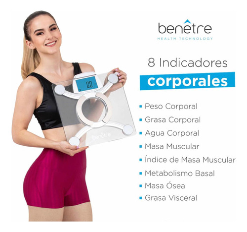 Báscula Electrónica Digital Benetre Health Technology