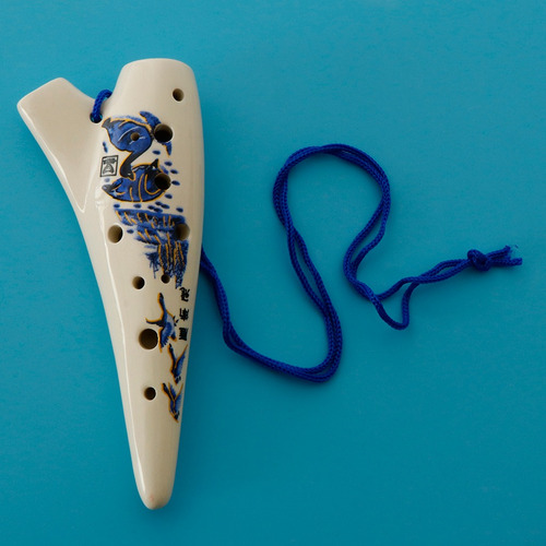 Imagen 2 de 12 de Instrumento Musical De Cerámica Ocarina De 12 Agujeros Para