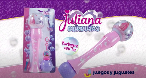 Juliana Burbujero Mágico Con Luz Automático Tiendamibebe