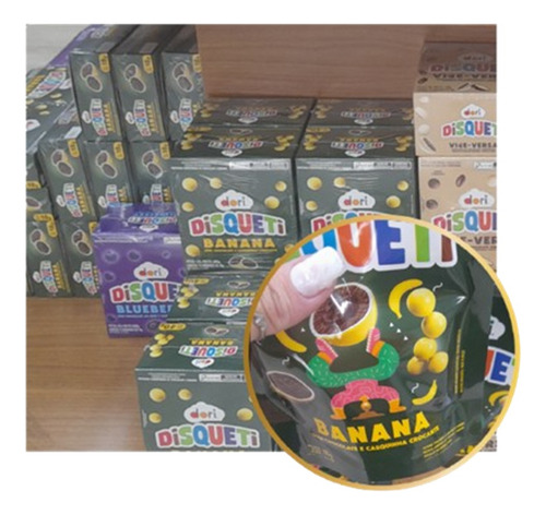 Disqueti Trufa Banana (kit 16 Pacotes 18g) Dori