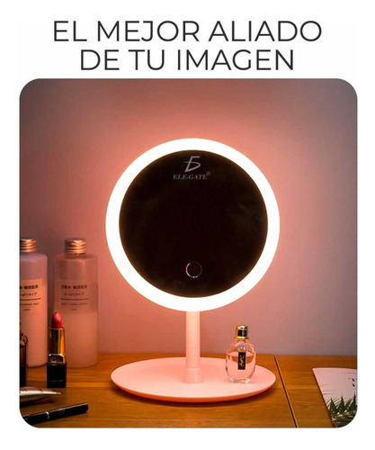 Espejos Para Maquillaje Regulable Con Luces Led Blanco