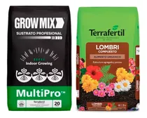 Comprar Sustrato Growmix Terrafertil Multipro 20lts Con Lombri 5lts