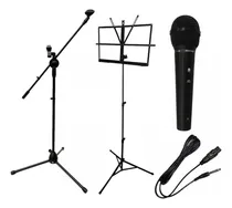Comprar Soporte Para Micrófono Atril Plegable Con Micrófono Karaoke