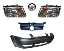 Comprar Kit Frente Jetta A4 99 - 07 Fascia Faros Parrilla Y Emblema