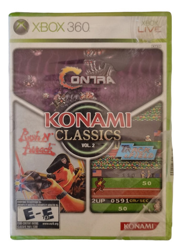 Konami Classics Vol 2 Sellado Celofán Gastado 360 Contra