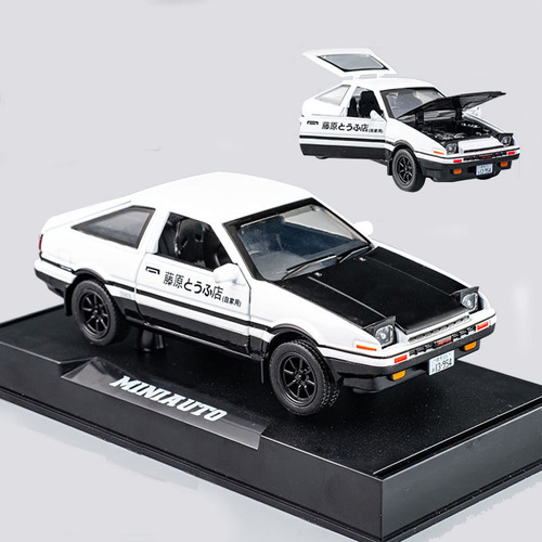 1:32 Initial D Toyota Trueno Ae86 Aleacin Diecast Modelo De