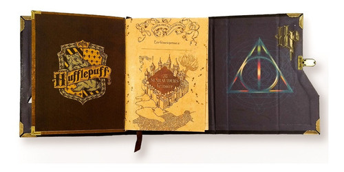 Imagem 4 de 7 de Livro Da Sombra Diário Grimório Harry Potter Hufflepuff A5