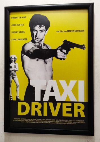 Taxi Driver Op 3 Poster Enmarcado 50 X 35 Cms