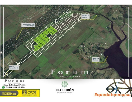 Imagen 2 de 8 de 100% On Line, Compra Tu Lote En Calamuchita, El Cedron