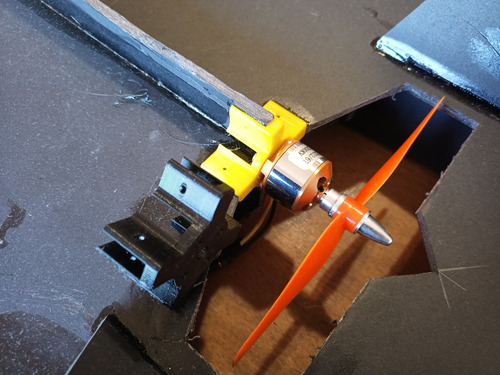 Bancada Motor Brushless Avión F22 Mig29 Su31 Foam Depron
